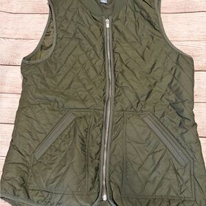 Old Navy Olive Quilted Vest